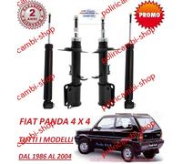 AMMORTIZZATORI ANTERIORI + POSTERIORI FIAT PANDA 4X4 141A 1000 1100 1986-2004
