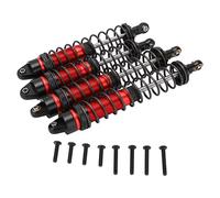 Ammortizzatori anteriori posteriori RC per ammortizzatore di sospensione anteriore e posteriore per auto telecomandata 1/10 (Rossa)