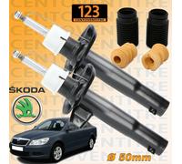 AMMORTIZZATORI ANTERIORI SKODA OCTAVIA II + KIT CUFFIE E TAMPONI