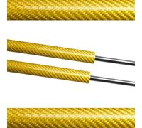 Ammortizzatori cofano motore Ammortizzatori A Gas Per Cofano Anteriore Cofano Per A1 GB 2019-2024 Supporti Di Sollevamento Ammortizzatore A Molla Cilindro Stelo Prop(Yellow carbon fiber)