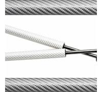 Ammortizzatori cofano motore Ammortizzatori A Gas Per Cofano Anteriore Cofano Per A1 GB 2019-2024 Supporti Di Sollevamento Ammortizzatore A Molla Cilindro Stelo Prop(Silver carbon fiber)