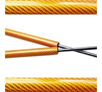 Ammortizzatori cofano motore Ammortizzatori A Gas Per Cofano Anteriore Cofano Per A1 GB 2019-2024 Supporti Di Sollevamento Ammortizzatore A Molla Cilindro Stelo Prop(Orange carbon fiber)