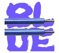 Ammortizzatori Cofano Motore Per Kia Per Rondo Per Carens 2013-2018 Automatico Anteriore Cofano Modifica Ammortizzatori A Gas Supporto Sollevamento Ammortizzatore Montanti Cofano(Blue Carbon Fiber)