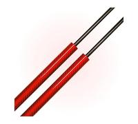 Ammortizzatori Cofano Posteriore 2 PCS 9631441380 Trunk Struts Portellone Posteriore Boot Ascensore Supporta Molle A Gas Ammortizzatori Per Peugeot 206 Hatchback 1998-2016(Red Carbon Fiber)