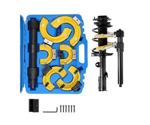 Ammortizzatori cofano posteriore Adatto per kit compressore molle ammortizzatore Macpherson, strumento di rimozione estrattore forcella intercambiabile