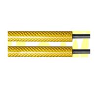 Ammortizzatori cofano posteriore Per Chevrolet Per Camaro Sesta Coupé 2015-2024 Sollevamento Portellone Posteriore Sostituiti Molle A Gas Il Bagagliaio A Scomparsa Molle a Gas(YELLOW CARBON FIBER)