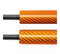 Ammortizzatori Cofano Posteriore Per Citroen Per C2 2003-2009 Cofano Motore Modifica Ammortizzatore Idraulico Supporto Di Sollevamento Asta Del Pistone Molle(Orange Carbon Fiber)