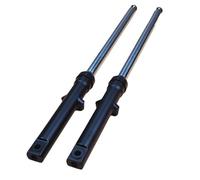 Ammortizzatori, Confezione da 2 ammortizzatori anteriori for moto 670 mm 27 mm for CG125 CG150 multicolore(Black)