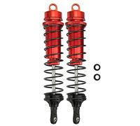 Ammortizzatori in alluminio, Ammortizzatore RC regolabile da 140 mm for auto SLASH 2WD, rosso, 2 pezzi
