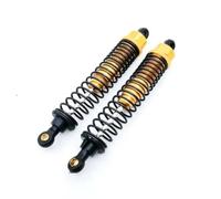 Ammortizzatori in alluminio, Ammortizzatori RC in alluminio 108mm 2 pezzi multicolore for modelli HSP Auto in scala 1/10(Yellow)