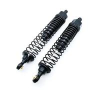 Ammortizzatori in alluminio, Ammortizzatori RC in alluminio 108mm 2 pezzi multicolore for modelli HSP Auto in scala 1/10(Black)