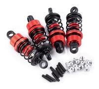 Ammortizzatori in alluminio, M05 1/10 RC Drift Car Metallo 50mm Ammortizzatori ad olio anteriori posteriori Multicolor(Red)