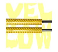 Ammortizzatori Molle a Gas 2 Pezzi Per Toyota Per SUPRA Per Coupe 1986-1993 Cofano Anteriore Automatico Molle A Gas SupportPer Ammortizzatori Barre A Gas Sospensione Lift Support(YELLOW CARBON FIBER)