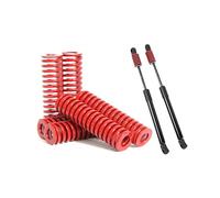 Ammortizzatori moto Molla a spirale rossa da 2 pezzi per stampaggio a compressione per supporto del montante del portellone posteriore del bagagliaio strumento per auto