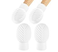 Ammortizzatori per bacchette per tamburo, copri punte per bacchette | 4 pezzi in silicone per un suono di sbattere muto, consigli di pratica silenziosi per bacchette in silicone,