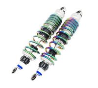Ammortizzatori Per Moto 2 PZ Universale 310mm 330mm 340mm 350mm Moto/Scooter Smorzamento In Estensione Regolabile Colorato Molla Rotonda Ammortizzatori Posteriori(330MM)