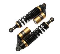Ammortizzatori Per Moto Nero Dorato Universale Moto Ammortizzatore Sospensione Protezione Ammortizzatori Posteriori Dirt Bike Forcella Testa(380mm Round 12mm)
