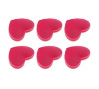 Ammortizzatori per Racchette da Tennis in Silicone - Antivibrazioni da Tennis da 6 Pezzi | Ammortizzatore di Vibrazioni per Racchetta da Tennis A Forma di Cuore | Ammortizzatore per Corde da Tennis