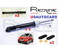 AMMORTIZZATORI PER SMART FORTWO 450 KIT COMPLETO A MOLLA CON TAMPONI ANTERIORI