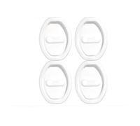 Ammortizzatori Porta Auto Tampone Protettivo In Gomma Per Serratura Da 4 Pezzi Per Assorbimento Degli Urti Pasta Anticollisione(White)