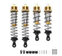 Ammortizzatori RC Compatibile Con Arrma Per Mojave Per Outcast Per Typhon Per Talion 1/7 1/8 RC Auto Aggiornamento Parti 4 Pezzi Metallo Ammortizzatore(Blue)