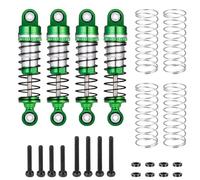 Ammortizzatori RC Compatibile con FMS per LC80 1/18 RC auto modifica di aggiornamento accessori di ricambio parti ammortizzatore regolabile in alluminio(Green)