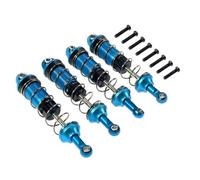 Ammortizzatori RC Compatibile Con MJX 16207 16208 16209 H16 H16BM 1/16 RC Auto Aggiornamenti Parti 4 Pezzi In Lega Di Alluminio Anteriore Posteriore Ammortizzatore Ad Olio(Blue)