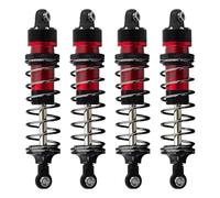 Ammortizzatori RC Compatibile Con TRAXXAS Per Mini Per Maxx Per Mini Per XRT RC Auto Aggiornamento Ricambio Accessori Parti Metallo Ammortizzatore(Red)