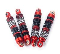Ammortizzatori RC Compatibile Con TRX4M Per Bronco For Defender 1/18 RC Auto Aggiornamento Accessori Di Ricambio Parti Ammortizzatore In Alluminio(Red)