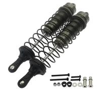 Ammortizzatori RC Compatibile Con VRX Per Octane Per VETTA Per Karoo Per Outlaw Rc Modello Di Auto 1 10 Parti Aggiornate In Lega 2 Pezzi Ammortizzatore Posteriore Completo(Black)