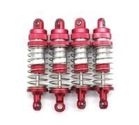 Ammortizzatori RC Compatibile Con ZD For Racing MT16 BX12 X12S Jiusi PT14R RC Auto Aggiornamento Accessori Di Ricambio Parti Ammortizzatore Idraulico In Metallo(Red)