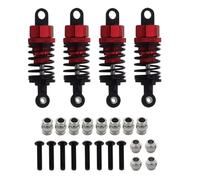 Ammortizzatori RC Compatible With Tamiya For TT01 For TT02 1/10 RC Car Upgrade Modification Replacement Parts Metal Oil Filled Shock Absorbers(Red)