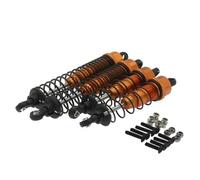 Ammortizzatori RC Per Fs 1/10 4 Pezzi 90 Mm 108 Mm Lunghezza Regolabile Ammortizzatore Anteriore Posteriore Riempito D'olio Rc Per Buggy Truggy Parti Per Corsa Sostituzione(Orange)
