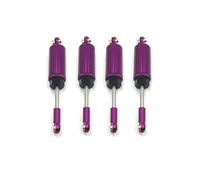 Ammortizzatori RC Per MJX 14209 14210 1/14 4 Pezzi Di Ammortizzatori Idraulici Anteriori E Posteriori In Metallo RC Car Vehicle Tracked Parts Accessories Upgrade Replacement And Use(Purple)