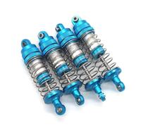 Ammortizzatori RC Per MJX 14210 14209 1/14 4 Pezzi Ammortizzatore A Pressione Dell'olio In Metallo Telecomando Parti Del Veicolo Accessori Aggiornamento Sostituzione E Utilizzo(Blue)