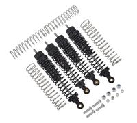 Ammortizzatori RC per Tamiya CW-01 Chassis Lunch Box Midnight Pumpkin per Unimog 406 Ammortizzatore Ad Olio Lega Alluminio Parti Aggiornamento(Black)