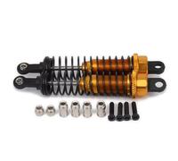 Ammortizzatori RC per Traxxas off-Road Veicoli per HPI per HSP per Losi per Axial per Tamiya per Red Cat RCAWD 80mm Ammortizzatore Lega Regolabile(Yellow)