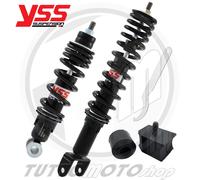 AMMORTIZZATORI REGOLABILI YSS + GOMMINI VESPA 50 FARO TONDO L N R KIT ANT+ POST