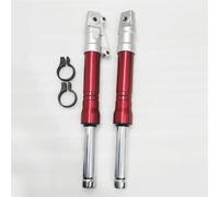 Ammortizzatori Una Coppia Di Ammortizzatori Per Forcella Anteriore Da 370 Mm E 27 Per Moto Per DIO 50 AF18 AF28 AF34 AF35 AF36 AF56 Z4 Cc Ammortizzatore Idraulico(Rosso)
