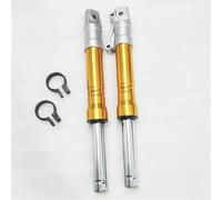 Ammortizzatori Una Coppia Di Ammortizzatori Per Forcella Anteriore Da 370 Mm E 27 Per Moto Per DIO 50 AF18 AF28 AF34 AF35 AF36 AF56 Z4 Cc Ammortizzatore Idraulico(Giallo)