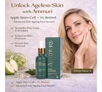 Ammuri Apple Stem Cell +5% Retinolo Siero - Avanzato Antiage Siero Viso (30m