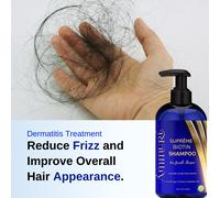 Ammuri Biotin Shampoo per Capelli Ricrescita Con Caffeina,Argan Olio ,Aloe Vera