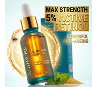 Ammuri Max Strength Siero Viso Retinolo 5% Anti-Age Acido Ialuronico 30 ml