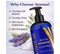 Ammuri Perdita Capelli Prevenzione Shampoo Caffeina Argan Olio Biotina 473ml Più