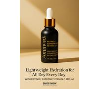 Ammuri Retinol Serum 2.5% + Vitamina C E Acido Ialuronico - Antiage Siero Viso