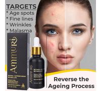 Ammuri Retinolo 2.5% Ringiovanimento Siero per Rughe,Scuro Macchie & Bibita 30ml