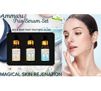 Ammuri Trio Set Antiage Siero Con Acido Ialuronico E Vitamina C, Sbiancante