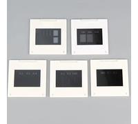AMNOUR Set di pellicole di diffrazione con Reticolo di diffrazione di interferenza a 5 Pezzi, Strumento sperimentale Ottico, Singola Doppia Tripla Fessura