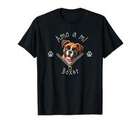 Amo a Mi Boxer Maglietta