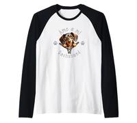 Amo a Mi Dachshund Maglia con Maniche Raglan